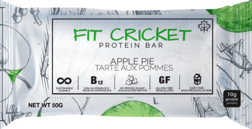 Fit Cricket cricket protein bar, apple pie
