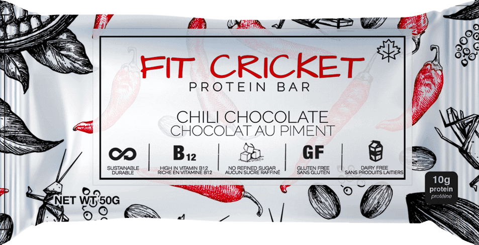 Fit Cricket chocolate chili protein bar 